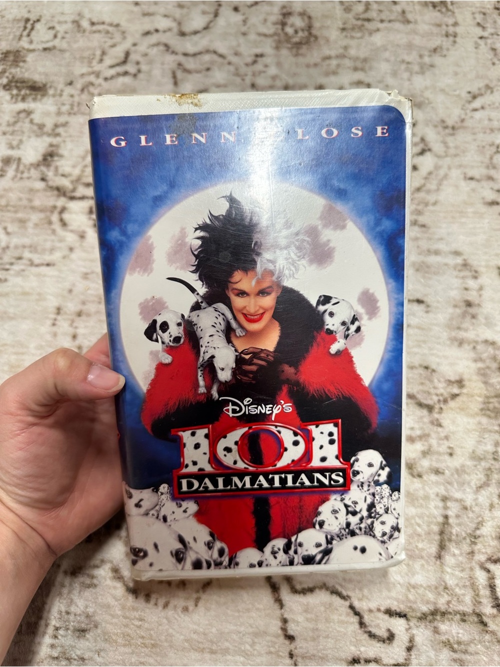 Vintage 1996 101 Dalmatians VHS – Walt Disney Live-Action Classic Glenn Close